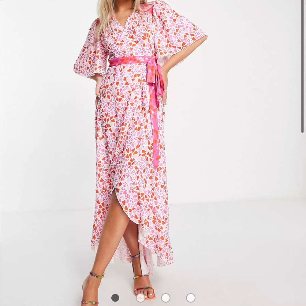 ASOS Twisted Wunder wrap dress